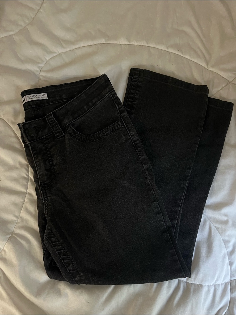 Lee Black Flare Jeans